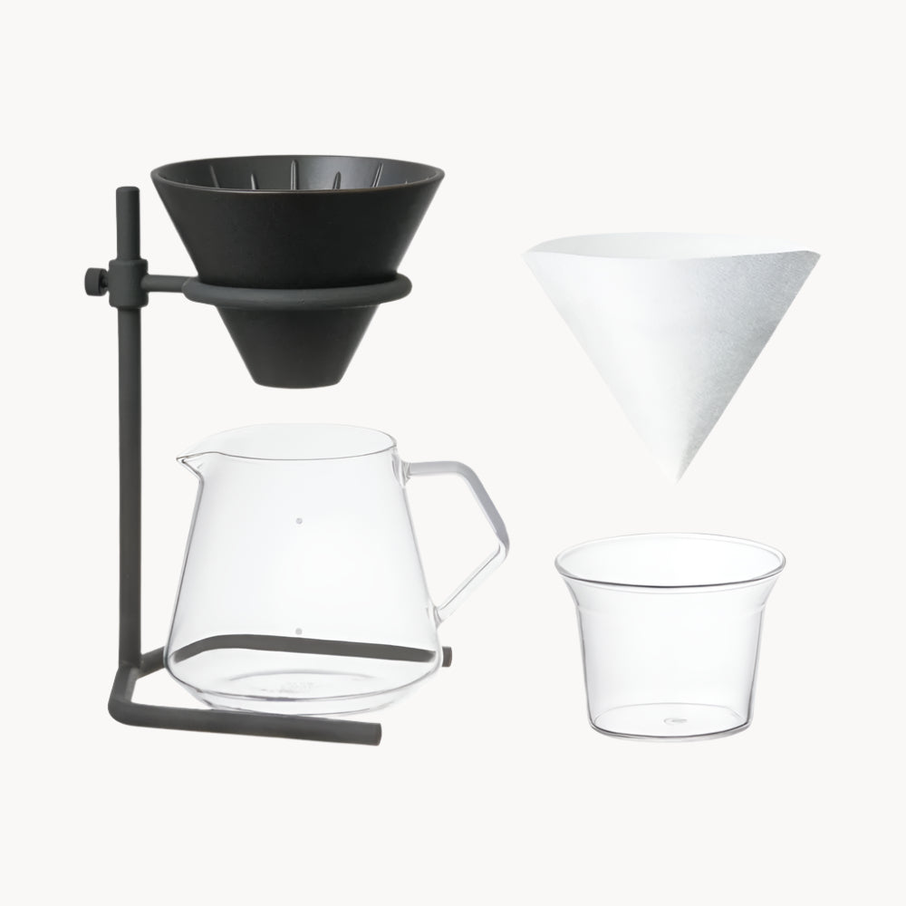 Photo of SCS-S04 brewer stand set 4cups ( black-no-color ) [ KINTO USA ] [ ]
