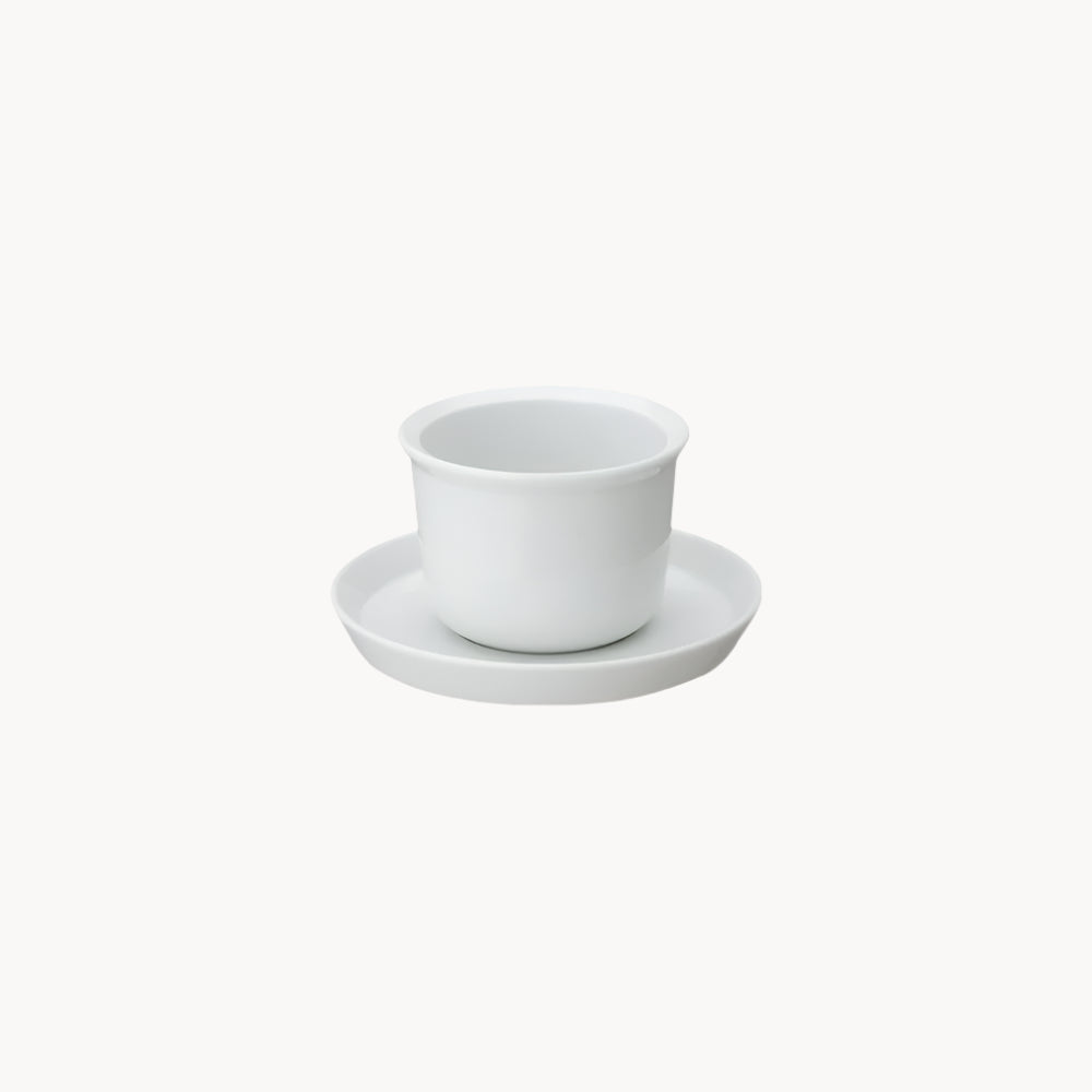 Photo of LT cup & saucer 160ml / 5oz ( white ) [ KINTO USA ] [ ]