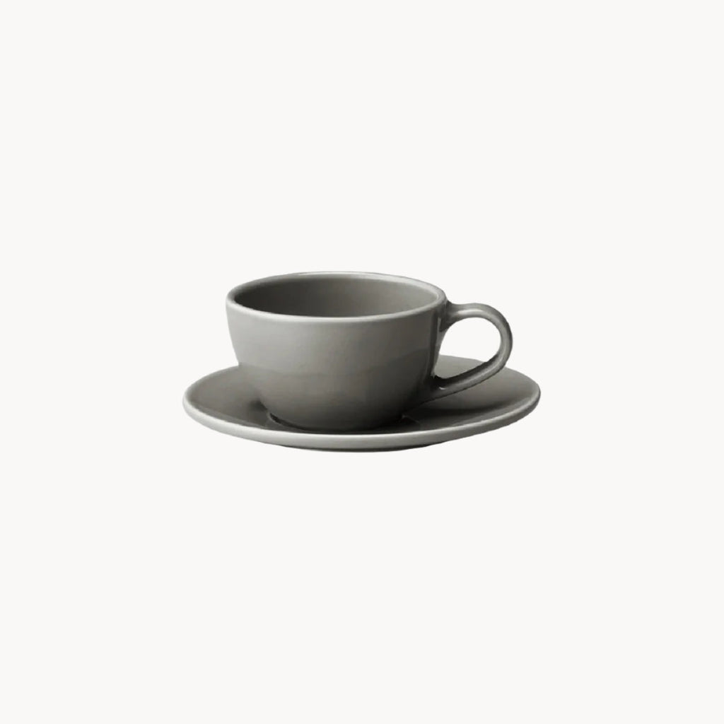 Photo of TOPO Cup & Saucer 200ml ( Grey ) [ KINTO ] [ Coffee Cups ]