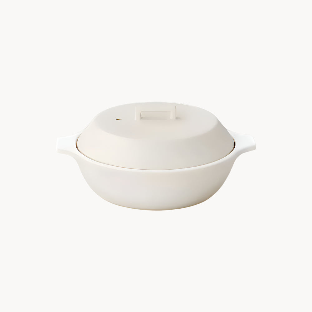 Photo of KAKOMI Ceramic Pot (1200ml/40.8oz) ( White ) [ KINTO ] [ Kitchen ]