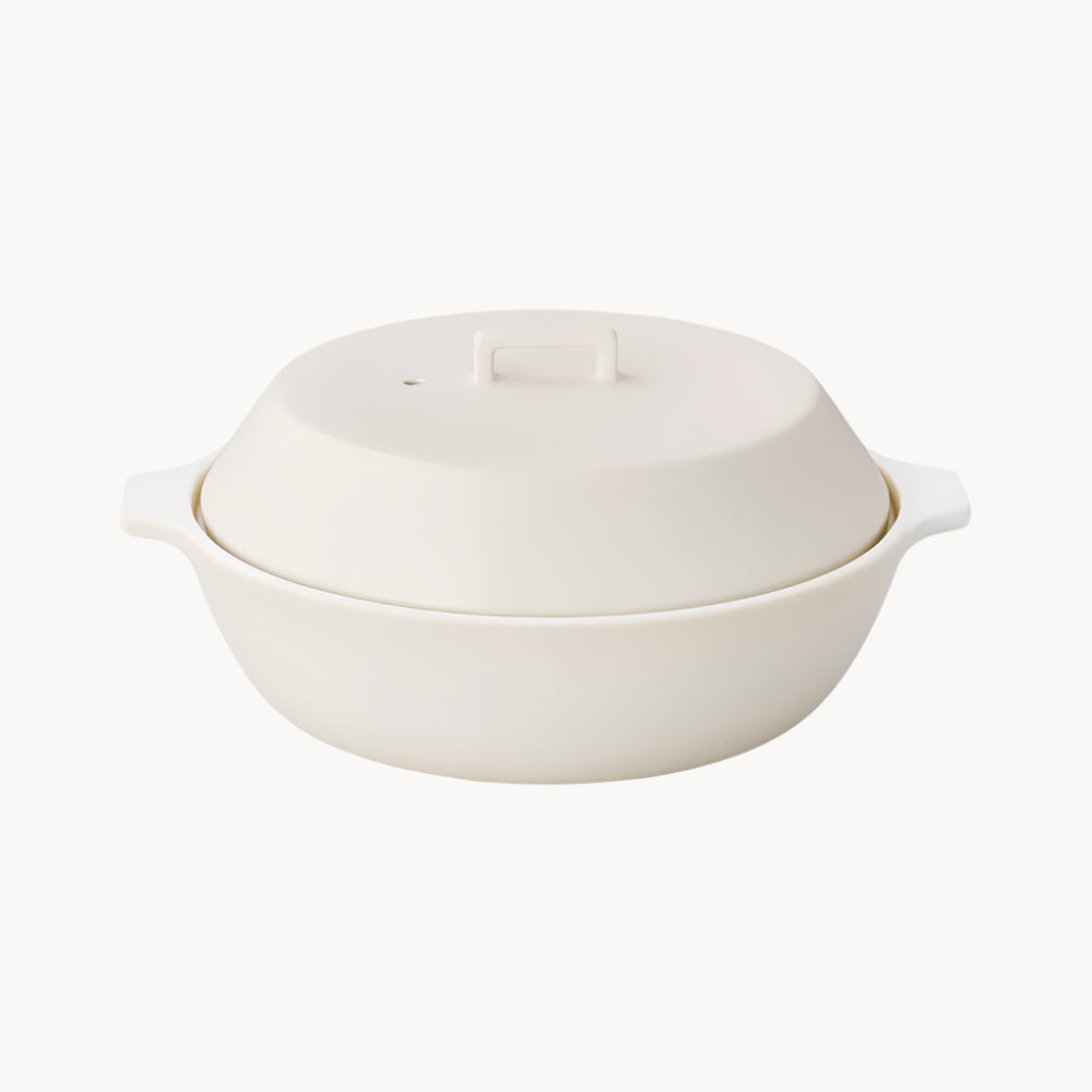 Photo of KAKOMI Ceramic Pot (2500ml/85oz) ( White ) [ KINTO ] [ Kitchen ]