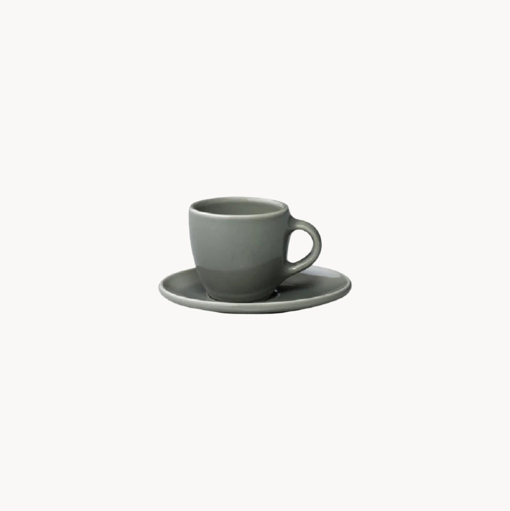 Photo of TOPO Cup & Saucer 80ml ( Grey ) [ KINTO ] [ Coffee Cups ]