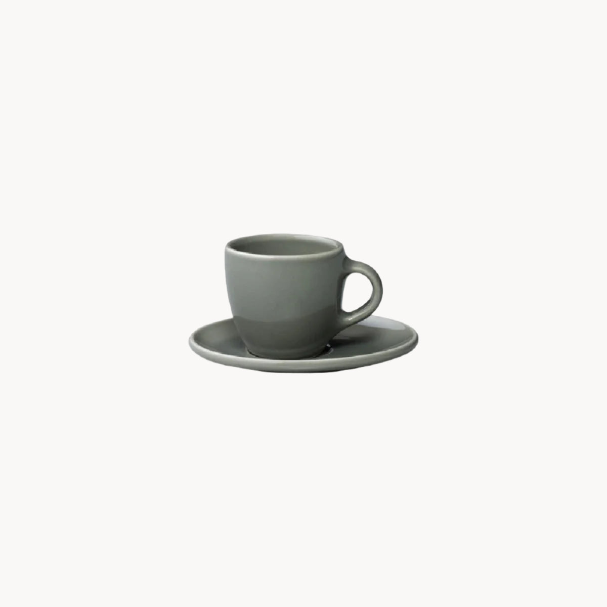 Photo of TOPO Cup & Saucer 80ml ( Grey ) [ KINTO ] [ Coffee Cups ]