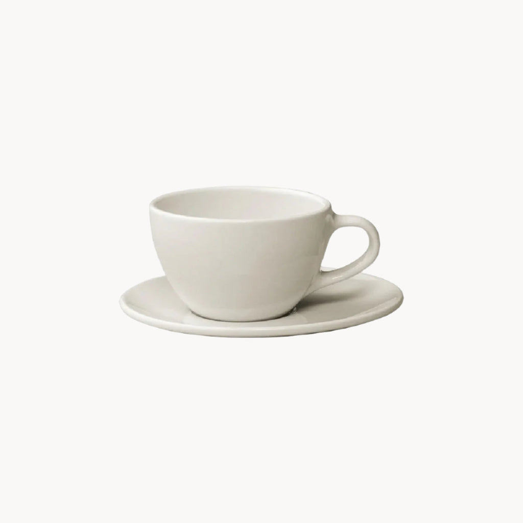 Photo of TOPO Cup & Saucer 300ml ( White ) [ KINTO ] [ Coffee Cups ]