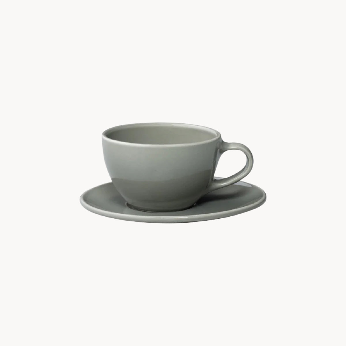 Photo of TOPO Cup & Saucer 300ml ( Grey ) [ KINTO ] [ Coffee Cups ]