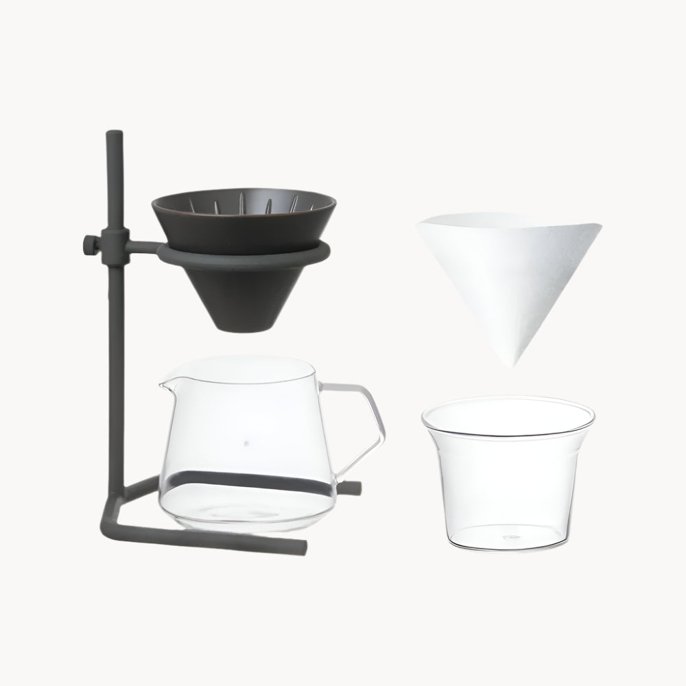 Photo of SCS-S04 brewer stand set 2cups ( black-no-color ) [ KINTO USA ] [ ]