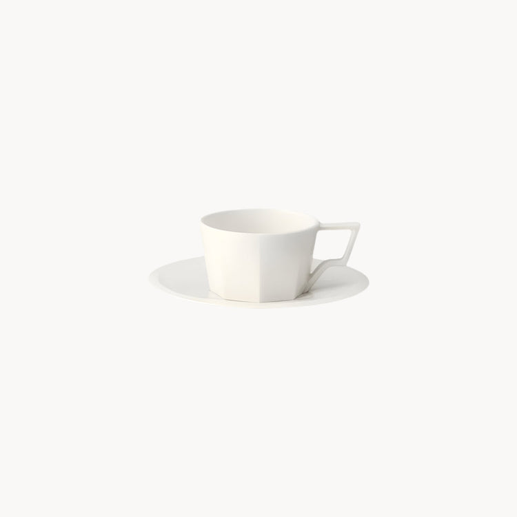 Photo of OCT cup & saucer 80ml / 3oz ( white ) [ KINTO USA ] [ ]