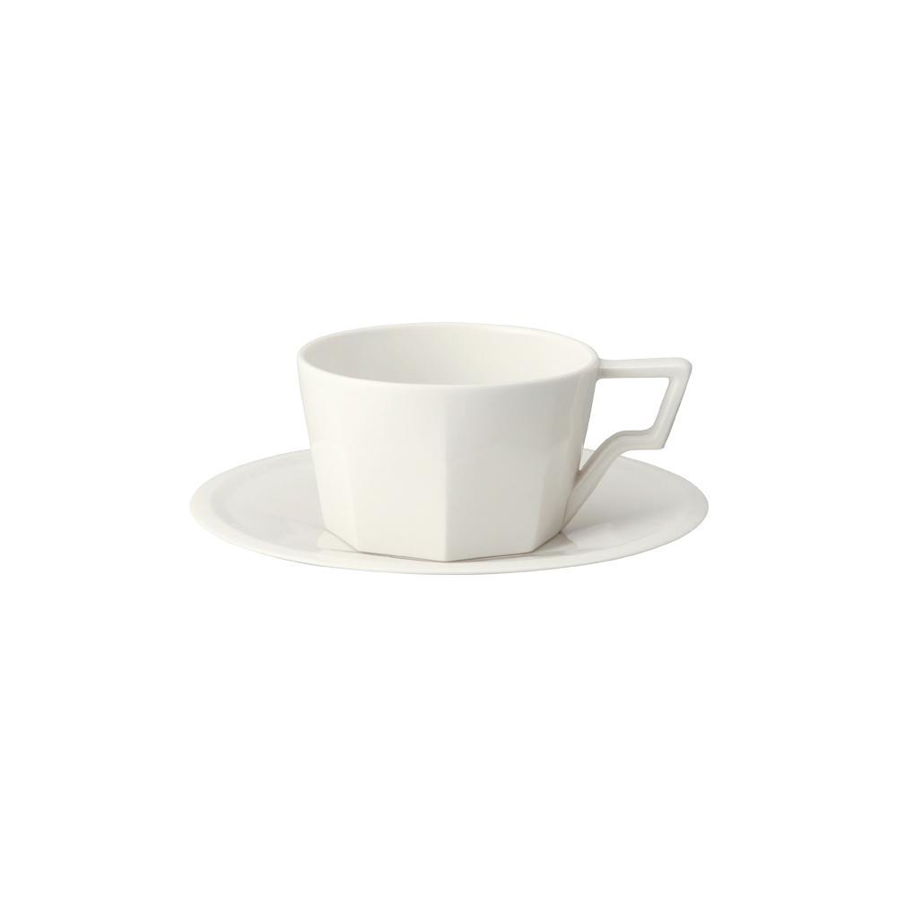 Photo of OCT cup & saucer 300ml / 10oz ( white ) [ KINTO USA ] [ ]