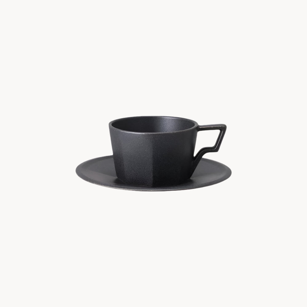 Photo of OCT cup & saucer 220ml / 7oz ( black ) [ KINTO USA ] [ ]