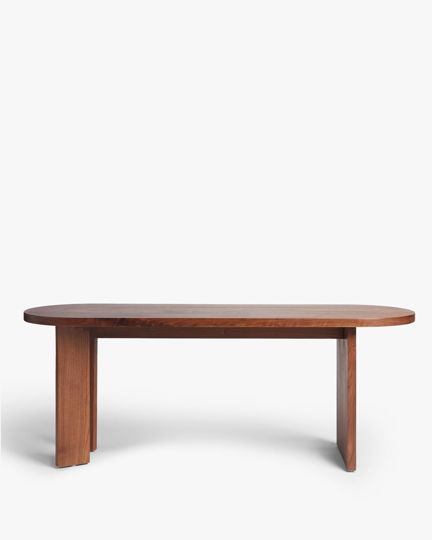 Bluff Oval Wood Bench