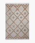 Hand-Knotted Lattice Rug