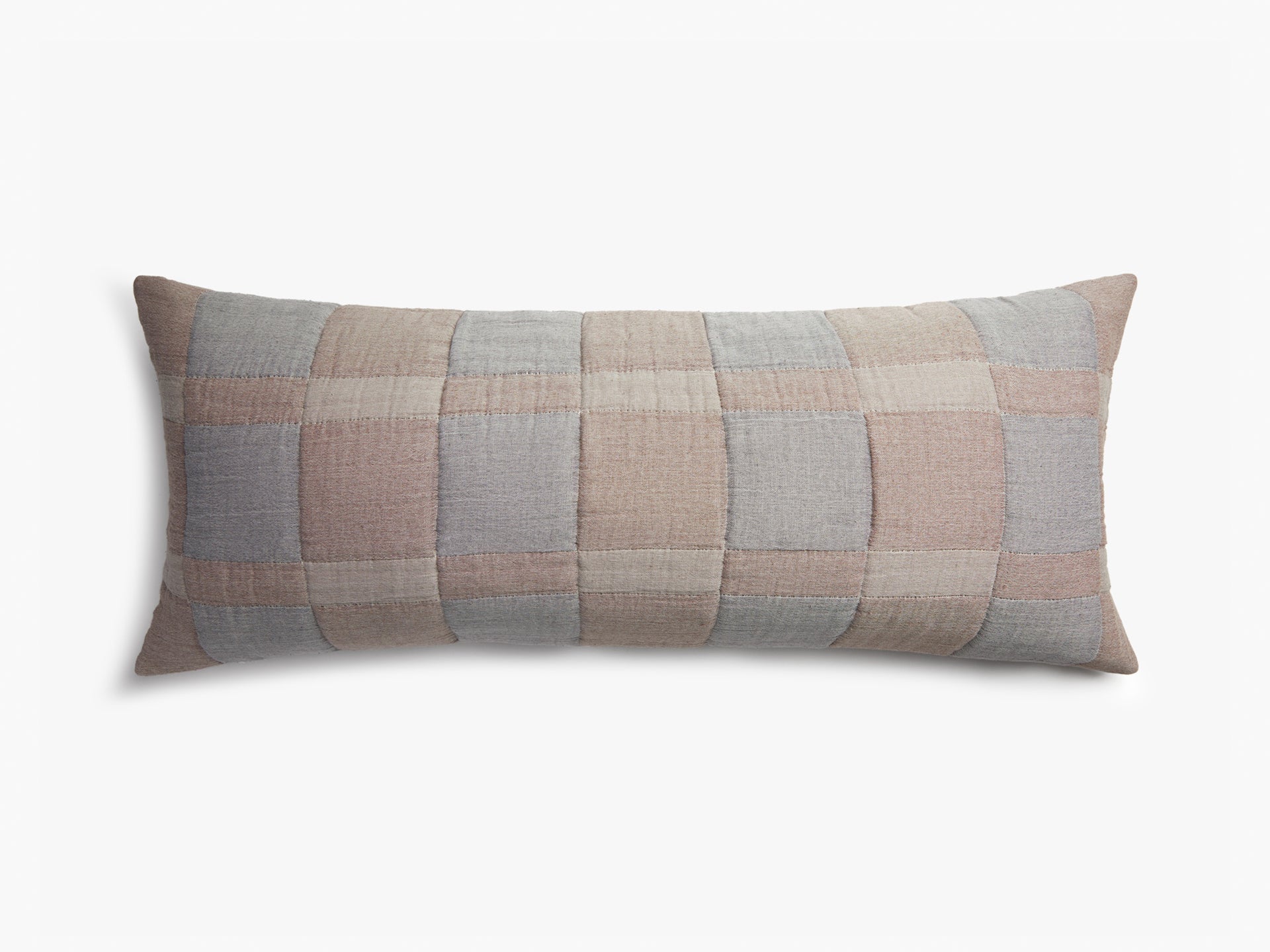 Grid Gauze Pillow Cover