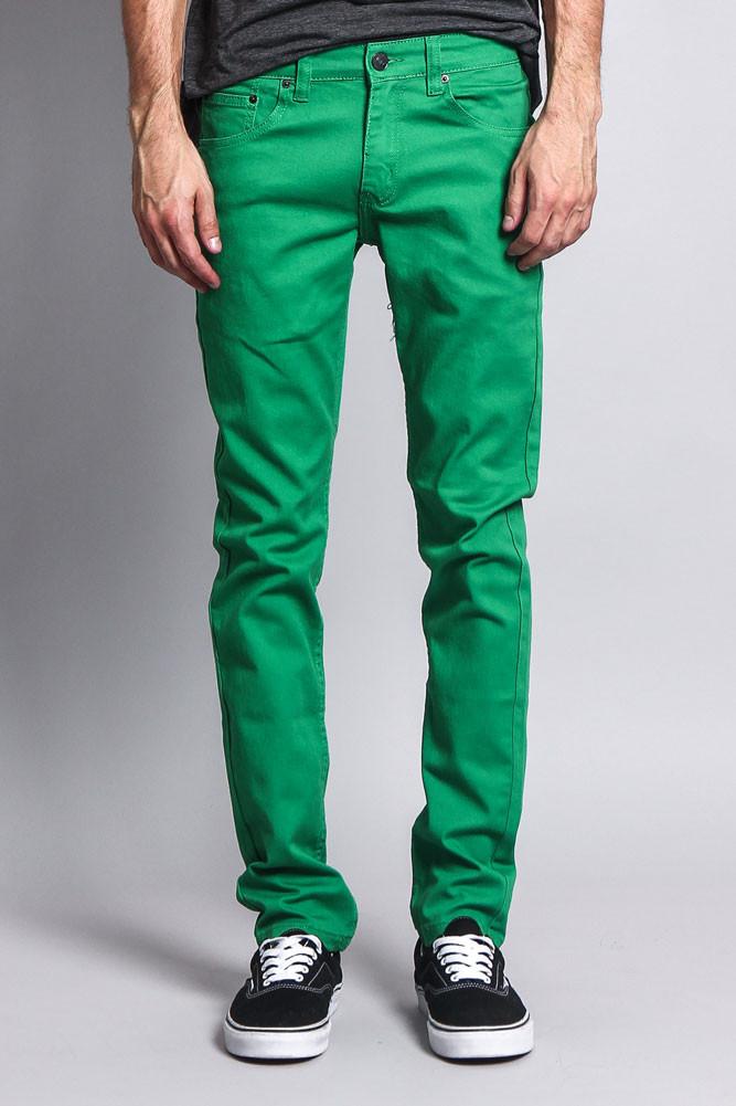 Grüne Jeans