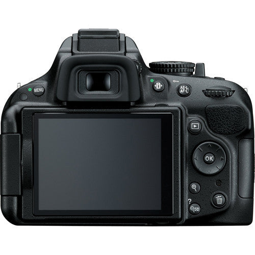 Nikon D5200 24,1 MP digitale Spiegelreflexkamera mit AF-S DX NIKKOR 18–55 mm VR-Objektiv-Set – Schwarz